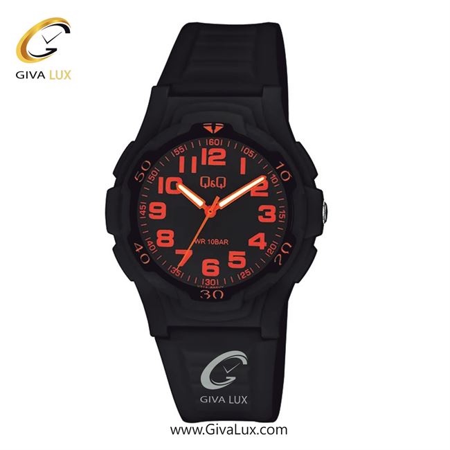 ساعت مچی اورجینال مردانه کیو اند کیو Q&Q مشکی | مشکی| مشکی| کد رفرنس V31A-005VY