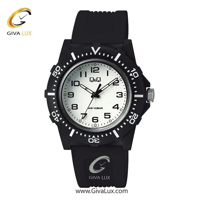 ساعت مچی اورجینال مردانه کیو اند کیو Q&Q مشکی | مشکی| سفید| کد رفرنس V32A-002VY