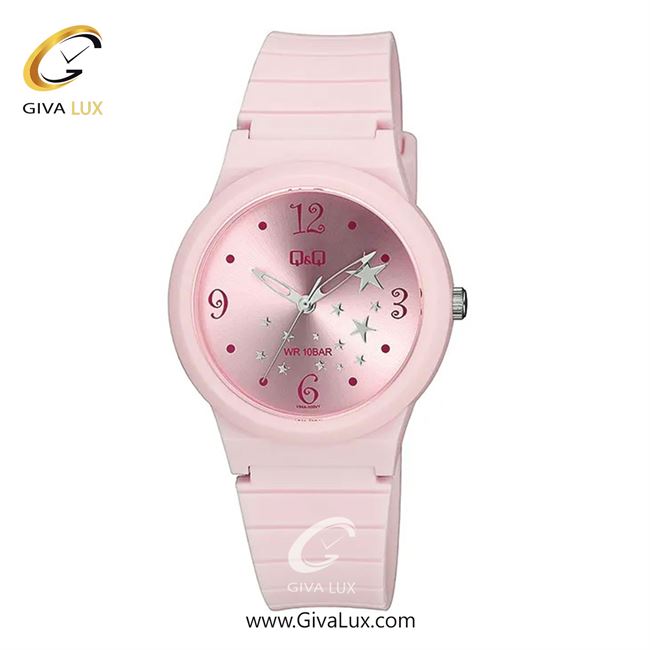 ساعت مچی اورجینال زنانه کیو اند کیو Q&Q صورتی | صورتی| صورتی| کد رفرنس V34A-003VY