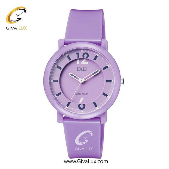 ساعت مچی اورجینال زنانه کیو اند کیو Q&Q بنفش | بنفش| بنفش| کد رفرنس V36A-003VY