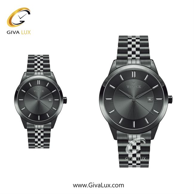 ساعت مچی اورجینال ست ونیز تیتانیوم | تیتانیوم| دودی|تیتانیوم| کد رفرنس V800174603