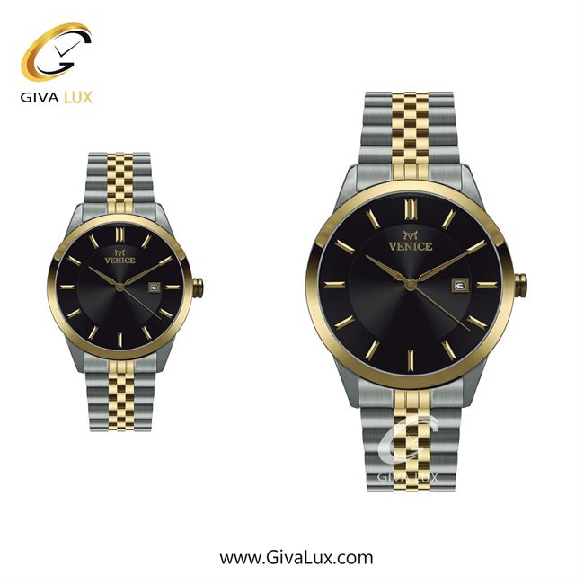 ساعت مچی اورجینال ست ونیز نقره ای-طلایی | طلایی-نقره ای| مشکی| کد رفرنس V800175603