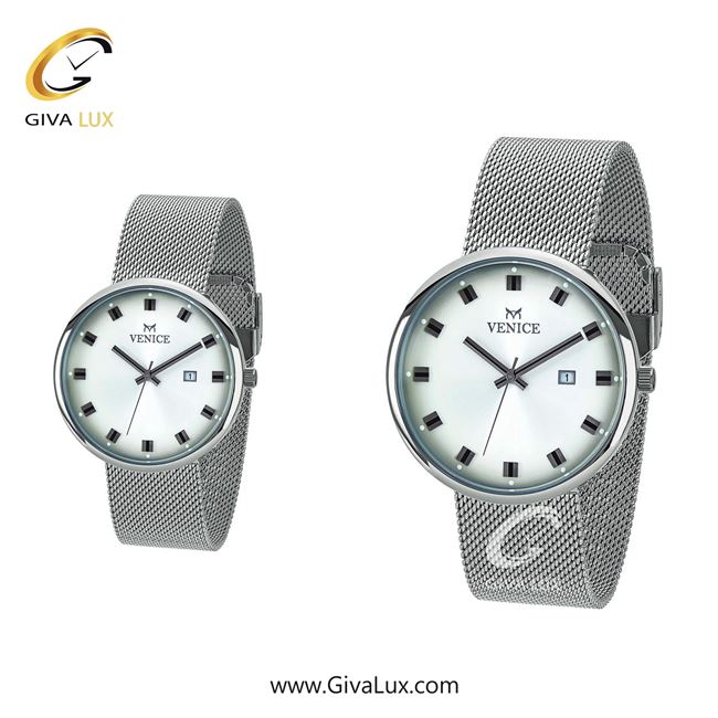 ساعت مچی اورجینال ست ونیز نقره ای | نقره ای| سفید| کد رفرنس V800861103