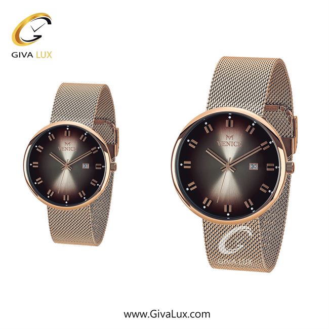 ساعت مچی اورجینال ست ونیز رزگلد | رزگلد| قهوه ای| کد رفرنس V800863403