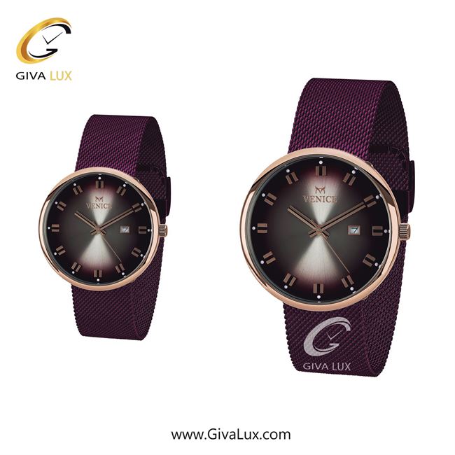 ساعت مچی اورجینال ست ونیز رزگلد | بنفش| بنفش| کد رفرنس V800868403