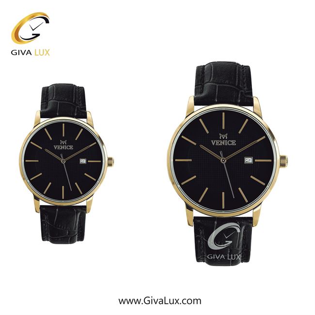 ساعت مچی اورجینال ست ونیز طلایی | مشکی| مشکی| کد رفرنس V800942503