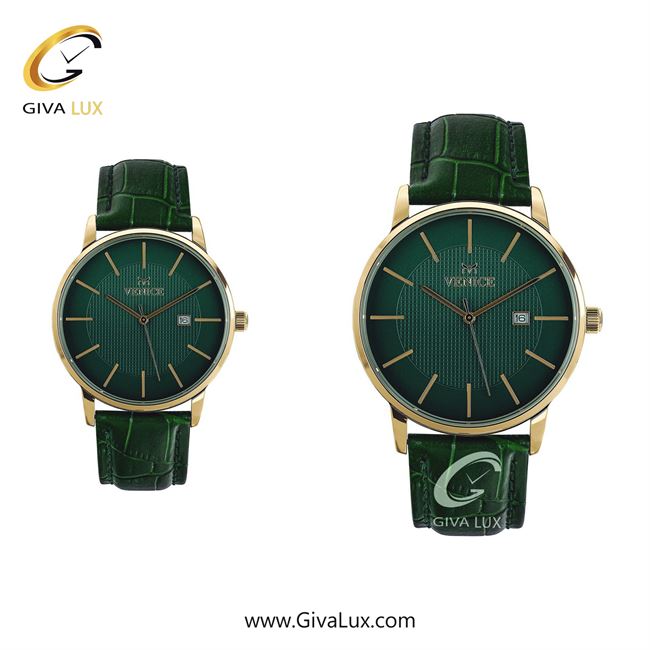 ساعت مچی اورجینال ست ونیز طلایی | سبز| سبز یشمی تیره| کد رفرنس V800942803