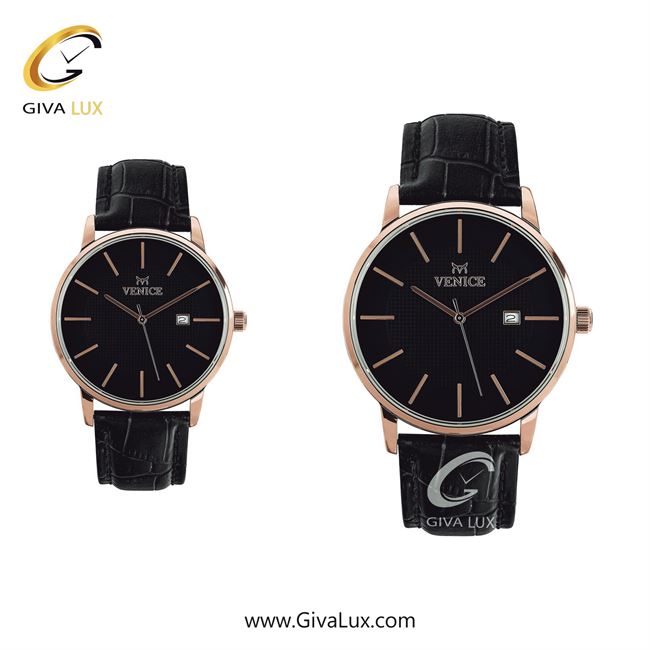 ساعت مچی اورجینال ست ونیز رزگلد | مشکی| مشکی| کد رفرنس V800943403