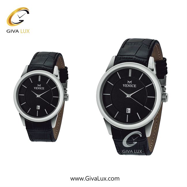 ساعت مچی اورجینال ست ونیز نقره ای | مشکی| مشکی| کد رفرنس V800951503