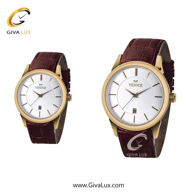 ساعت مچی اورجینال ست ونیز طلایی | قهوه ای| نقره ای| کد رفرنس V800952103