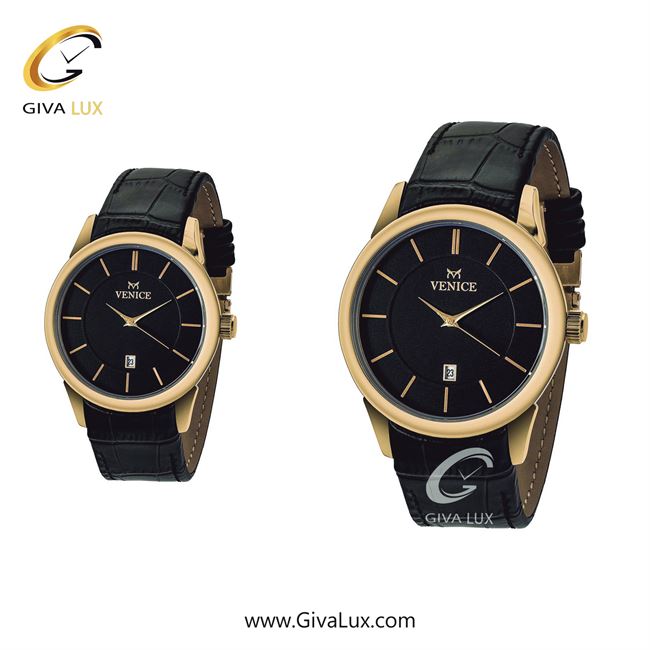 ساعت مچی اورجینال ست ونیز طلایی | مشکی| مشکی| کد رفرنس V800952503