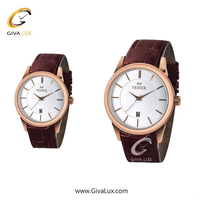 ساعت مچی اورجینال ست ونیز رزگلد | قهوه ای| نقره ای| کد رفرنس V800953103