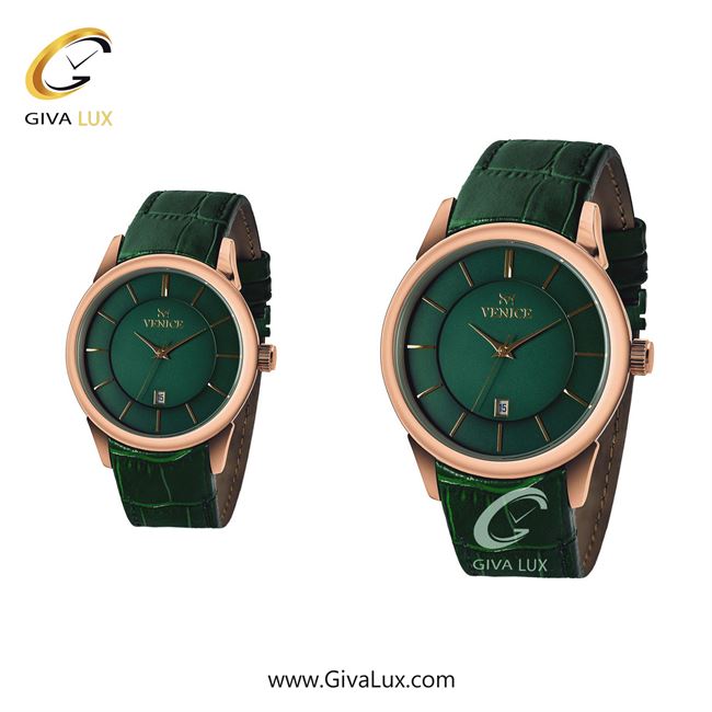 ساعت مچی اورجینال ست ونیز رزگلد | سبز| سبز یشمی تیره| کد رفرنس V800953703