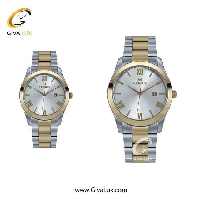 ساعت مچی اورجینال ست ونیز طلایی-نقره ای | طلایی-نقره ای| نقره ای| کد رفرنس V801145203