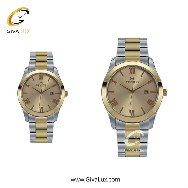 ساعت مچی اورجینال ست ونیز طلایی-نقره ای | طلایی-نقره ای| طلایی| کد رفرنس V801145403