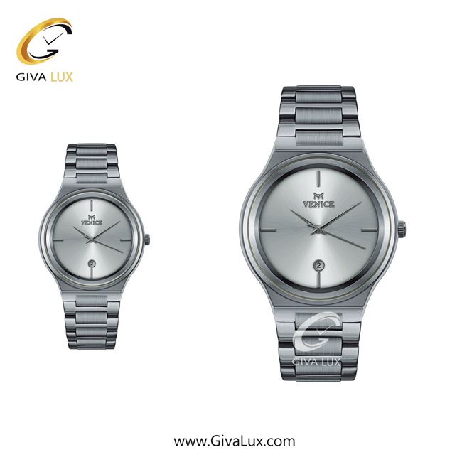 ساعت مچی اورجینال ست ونیز نقره ای | نقره ای| نقره ای| کد رفرنس V801311103