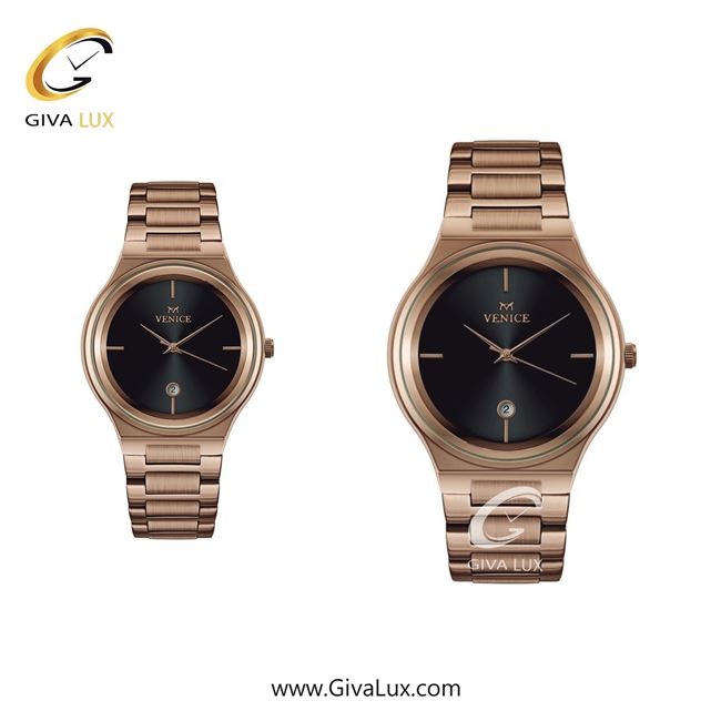 ساعت مچی اورجینال ست ونیز رزگلد | رزگلد| مشکی| کد رفرنس V801313403