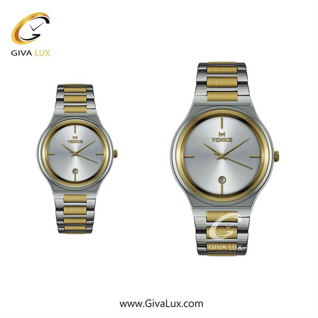 ساعت مچی اورجینال ست ونیز طلایی-نقره ای | طلایی-نقره ای| نقره ای| کد رفرنس V801315203