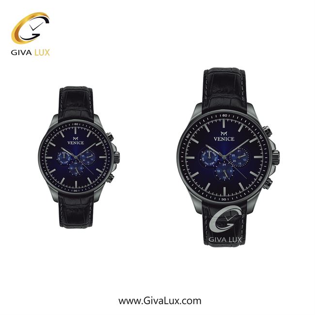 ساعت مچی اورجینال ست ونیز سه موتوره فول تایم تیتانیوم | مشکی| سرمه ای| کد رفرنس V801394803