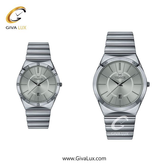 ساعت مچی اورجینال ست ونیز نقره ای | نقره ای| نقره ای| کد رفرنس V801401103