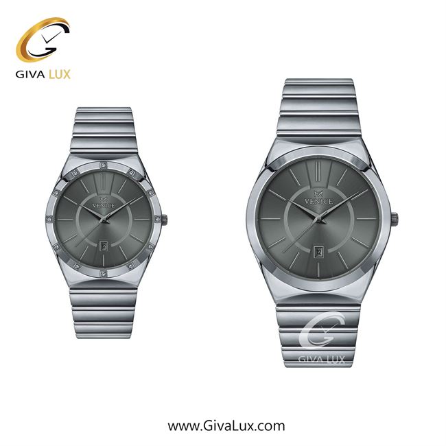 ساعت مچی اورجینال ست ونیز نقره ای | نقره ای| دودی|تیتانیوم| کد رفرنس V801401203