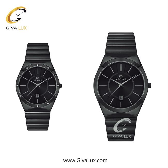 ساعت مچی اورجینال ست ونیز تیتانیوم | تیتانیوم(زغالی)| مشکی| کد رفرنس V801404103