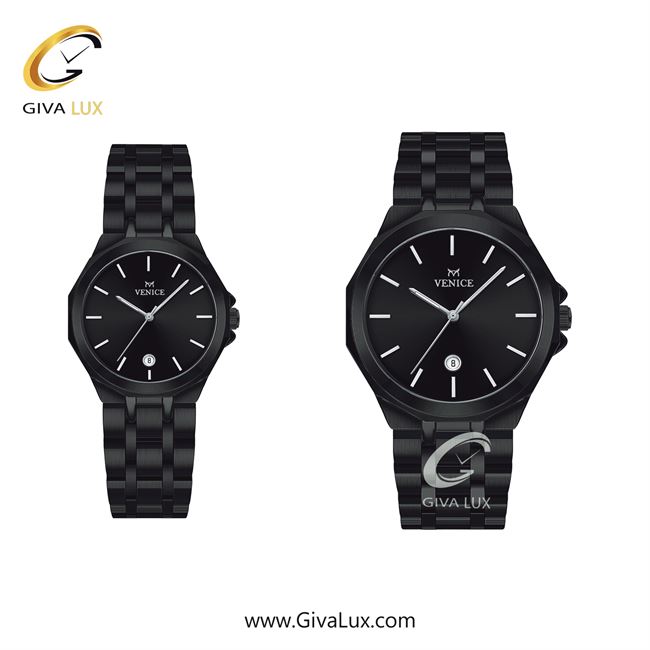 ساعت مچی اورجینال ست ونیز تیتانیوم | تیتانیوم(زغالی)| مشکی| کد رفرنس V801454103