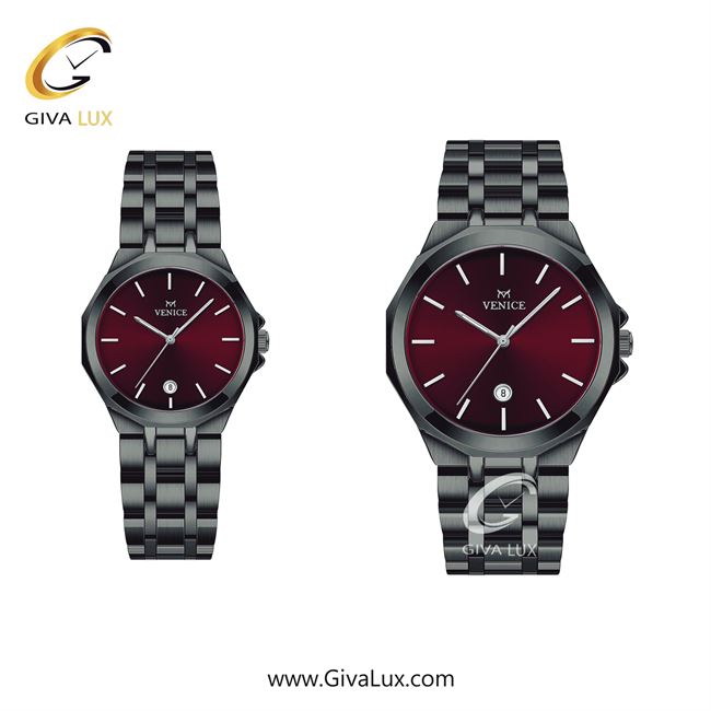 ساعت مچی اورجینال ست ونیز تیتانیوم | تیتانیوم| زرشکی| کد رفرنس V801454703