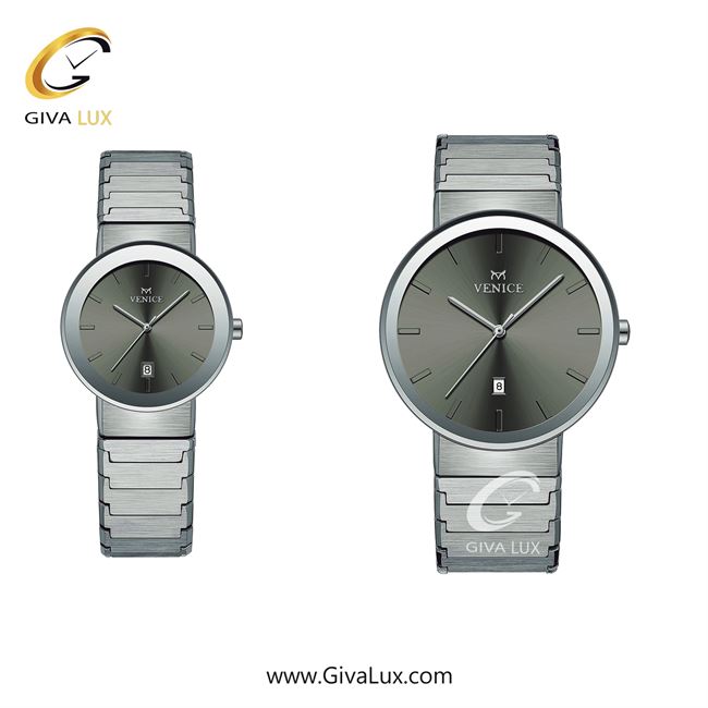 ساعت مچی اورجینال ست ونیز نقره ای | نقره ای| دودی|تیتانیوم| کد رفرنس V801461203