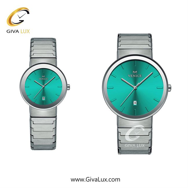 ساعت مچی اورجینال ست ونیز نقره ای | نقره ای| سبزآبی| کد رفرنس V801461813