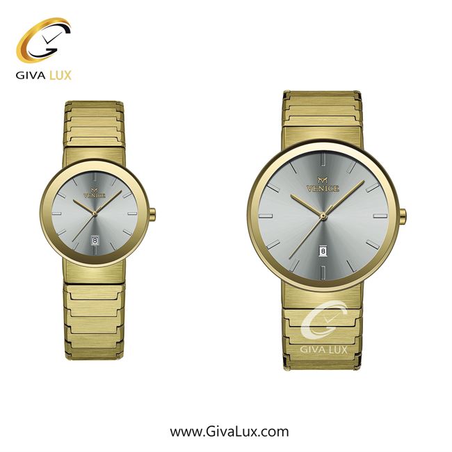 ساعت مچی اورجینال ست ونیز طلایی | طلایی| نقره ای| کد رفرنس V801462103