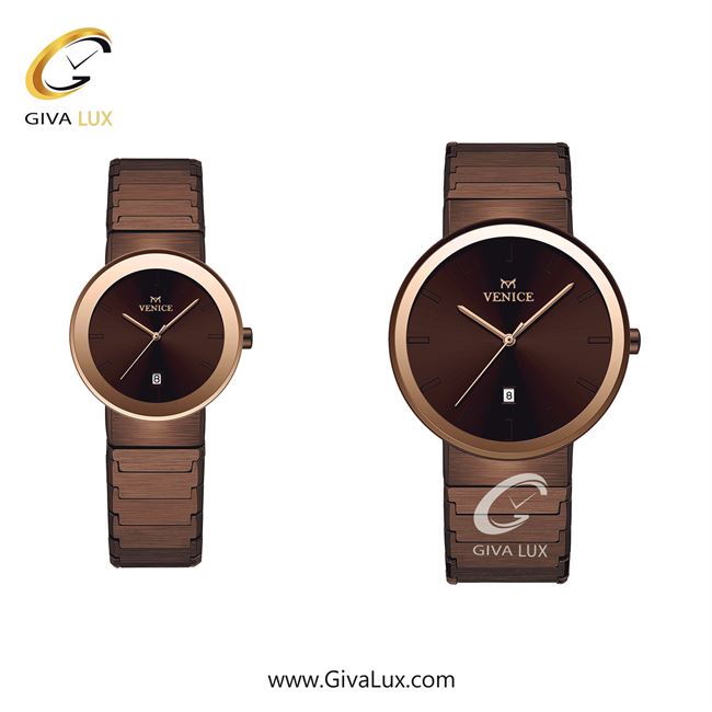 ساعت مچی اورجینال ست ونیز رزگلد | قهوه ای| قهوه ای| کد رفرنس V801463903