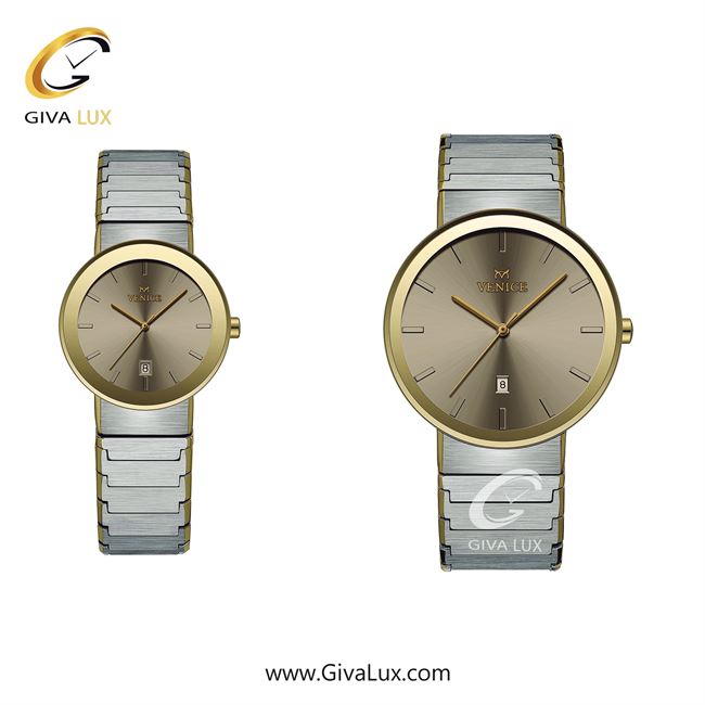 ساعت مچی اورجینال ست ونیز طلایی | نقره ای| خاکی| کد رفرنس V801465413