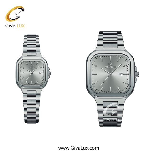 ساعت مچی اورجینال ست ونیز نقره ای | نقره ای| نقره ای| کد رفرنس V801471103