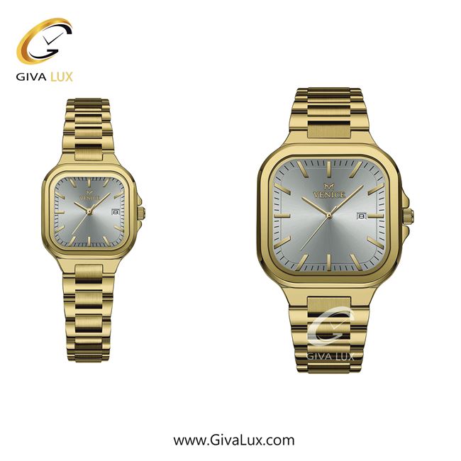 ساعت مچی اورجینال ست ونیز طلایی | طلایی| نقره ای| کد رفرنس V801472103