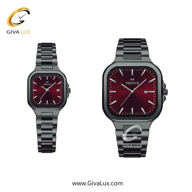ساعت مچی اورجینال ست ونیز تیتانیوم | تیتانیوم| زرشکی| کد رفرنس V801474703