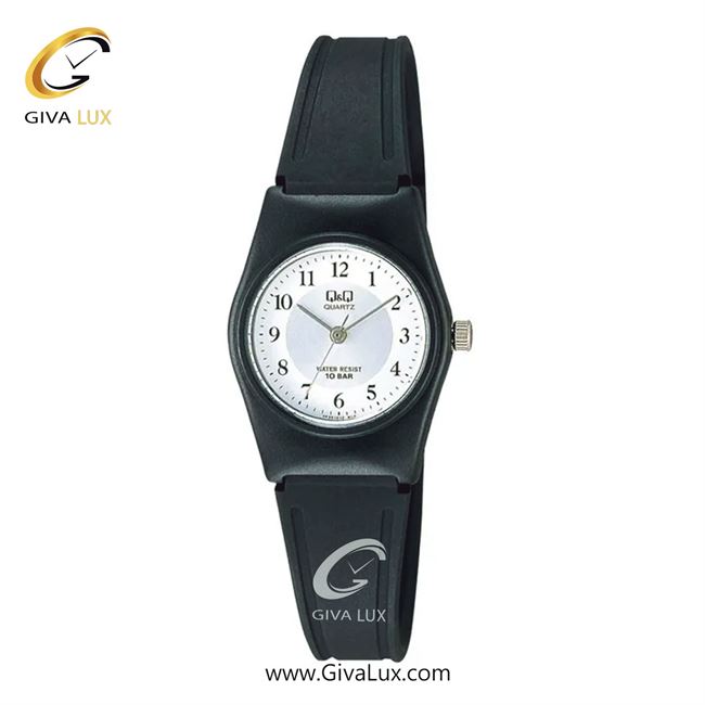 ساعت مچی اورجینال زنانه کیو اند کیو Q&Q مشکی | مشکی| نقره ای-سفید| کد رفرنس VP35J012Y