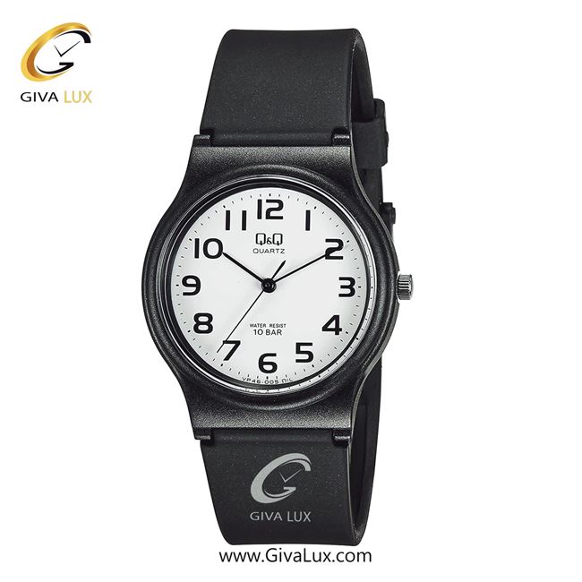 ساعت مچی اورجینال مردانه کیو اند کیو Q&Q مشکی | مشکی| سفید| کد رفرنس VP46J005Y