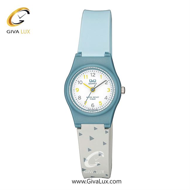 ساعت مچی اورجینال زنانه کیو اند کیو Q&Q آبی | طوسی-آبی| سفید| کد رفرنس VP47J035Y
