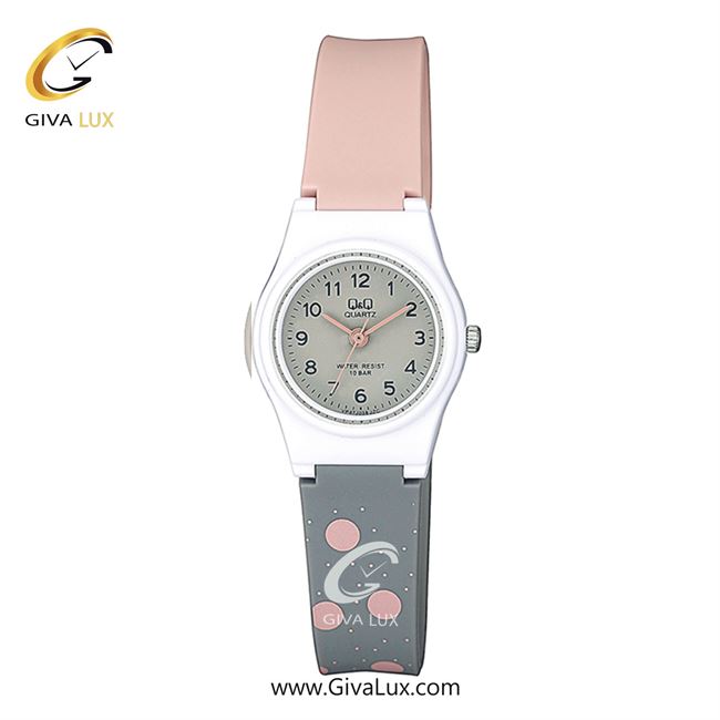 ساعت مچی اورجینال زنانه کیو اند کیو Q&Q سفید | طوسی-صورتی| طوسی| کد رفرنس VP47J038Y
