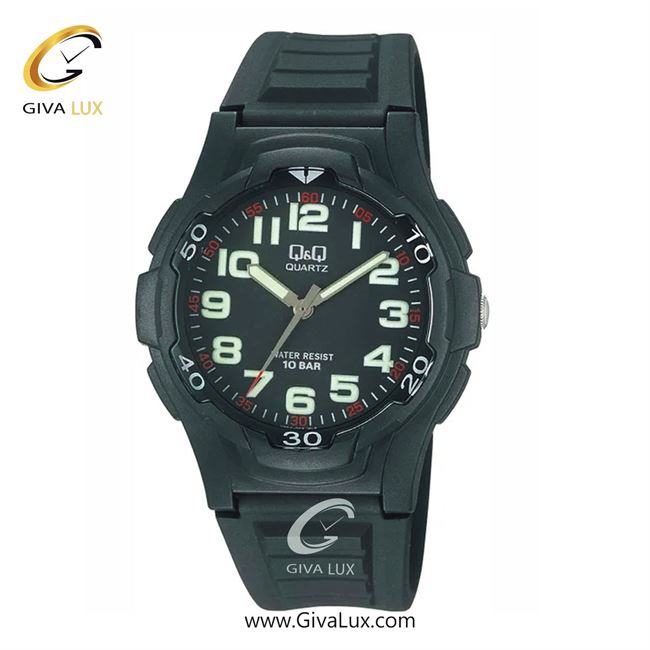 ساعت مچی اورجینال مردانه کیو اند کیو Q&Q مشکی | مشکی| مشکی| کد رفرنس VP84J002Y