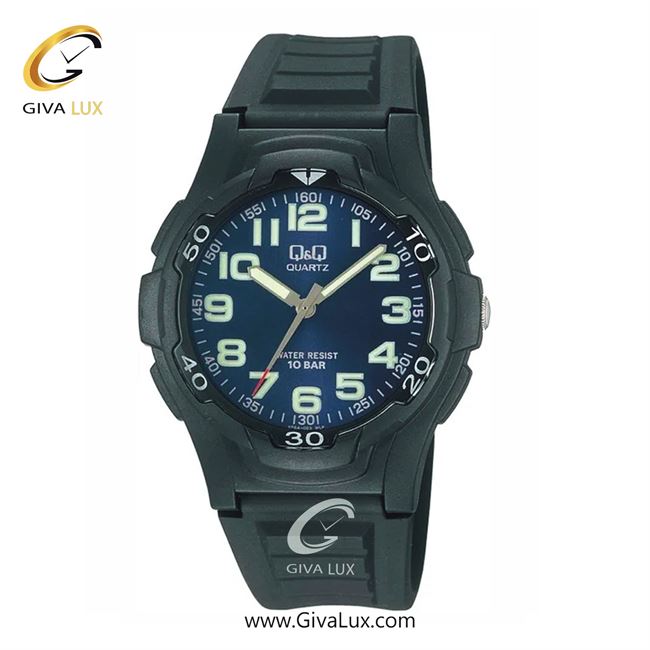 ساعت مچی اورجینال مردانه کیو اند کیو Q&Q مشکی | مشکی| سرمه ای| کد رفرنس VP84J003Y