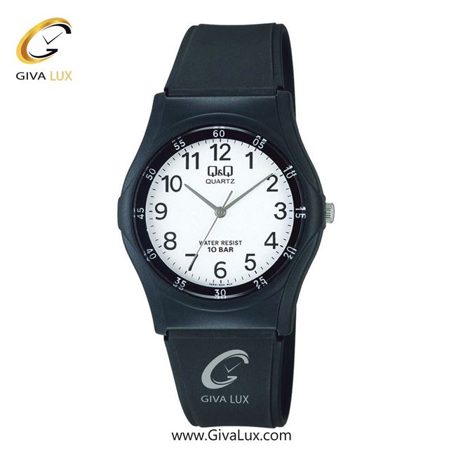 ساعت مچی اورجینال مردانه کیو اند کیو Q&Q مشکی | مشکی| سفید| کد رفرنس VQ04J003Y