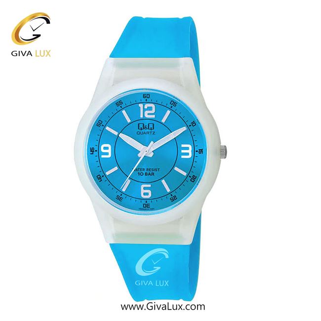 ساعت مچی اورجینال مردانه کیو اند کیو Q&Q سفید | آبی| آبی| کد رفرنس VQ50J011Y