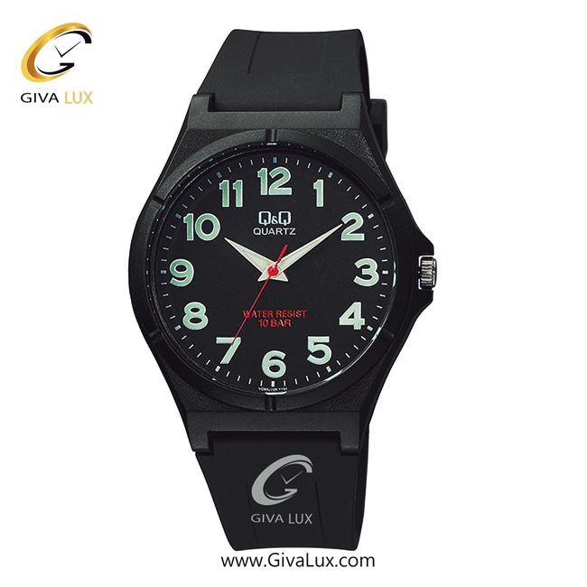 ساعت مچی اورجینال مردانه کیو اند کیو Q&Q مشکی | مشکی| مشکی| کد رفرنس VQ66J024Y