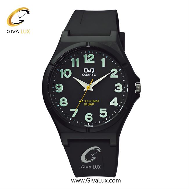 ساعت مچی اورجینال مردانه کیو اند کیو Q&Q مشکی | مشکی| مشکی| کد رفرنس VQ66J026Y