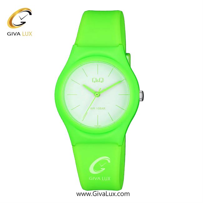 ساعت مچی اورجینال زنانه کیو اند کیو Q&Q فسفری | فسفری| سفید| کد رفرنس VQ86J057Y