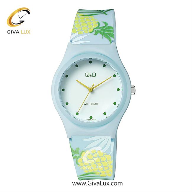 ساعت مچی اورجینال زنانه کیو اند کیو Q&Q آبی ارغوانی | آبی ارغوانی| سفید| کد رفرنس VQ86J068Y