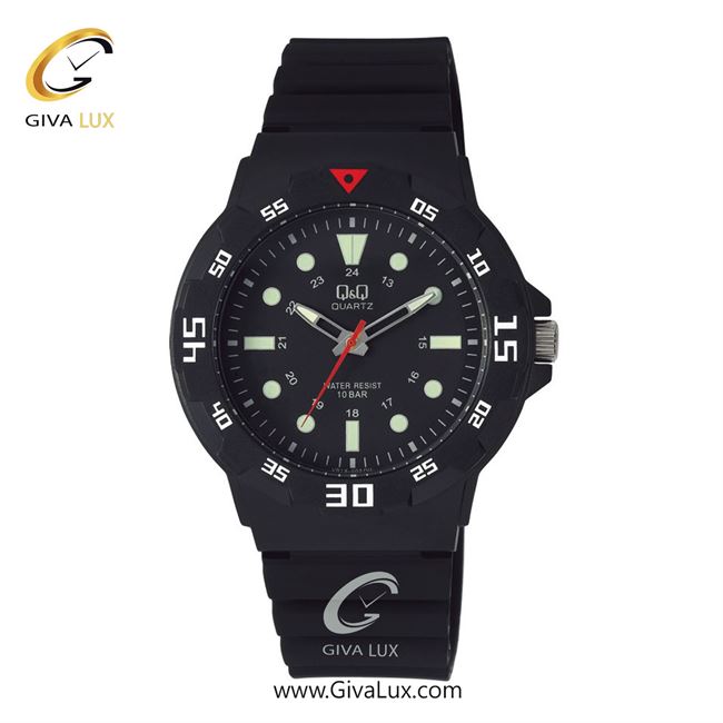 ساعت مچی اورجینال مردانه کیو اند کیو Q&Q مشکی | مشکی| مشکی| کد رفرنس VR18J002Y