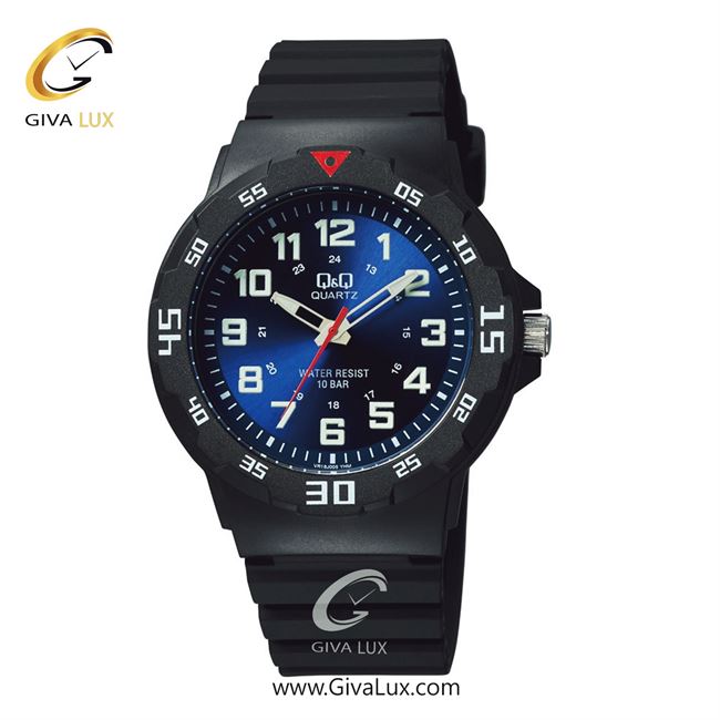 ساعت مچی اورجینال مردانه کیو اند کیو Q&Q مشکی | مشکی| سرمه ای| کد رفرنس VR18J005Y